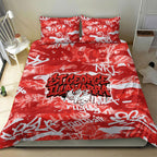 St. George Illawarra Dragons Rugby Bedding Set Graffiti Typography Urban Camo Abstract Street Style