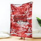 St. George Illawarra Dragons Rugby Blanket Graffiti Typography Urban Camo Abstract Street Style