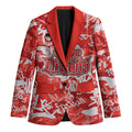 St. George Illawarra Dragons Rugby Blazer Graffiti Typography Urban Camo Abstract Street Style