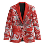 St. George Illawarra Dragons Rugby Blazer Graffiti Typography Urban Camo Abstract Street Style