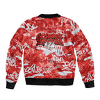 St. George Illawarra Dragons Rugby Bomber Jacket Graffiti Typography Urban Camo Abstract Street Style