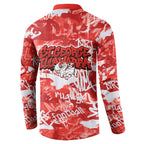 St. George Illawarra Dragons Rugby Button Sweatshirt Graffiti Typography Urban Camo Abstract Street Style