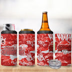 St. George Illawarra Dragons Rugby 4 in 1 Can Cooler Tumbler Graffiti Typography Urban Camo Abstract Street Style