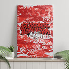 St. George Illawarra Dragons Rugby Canvas Wall Art Graffiti Typography Urban Camo Abstract Street Style