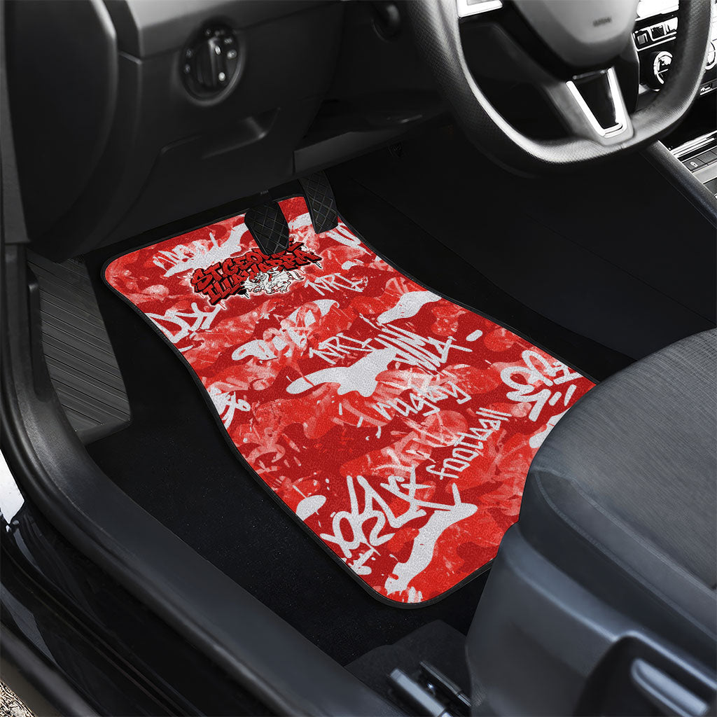 St. George Illawarra Dragons Rugby Car Mats Graffiti Typography Urban Camo Abstract Street Style
