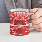 St. George Illawarra Dragons Rugby Ceramic Mug Graffiti Typography Urban Camo Abstract Street Style