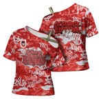 St. George Illawarra Dragons Rugby Cross Shoulder Shirt Graffiti Typography Urban Camo Abstract Street Style