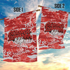 St. George Illawarra Dragons Rugby Garden Flag Graffiti Typography Urban Camo Abstract Street Style