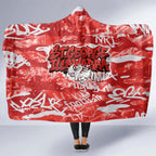 St. George Illawarra Dragons Rugby Hooded Blanket Graffiti Typography Urban Camo Abstract Street Style