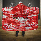 St. George Illawarra Dragons Rugby Hooded Blanket Graffiti Typography Urban Camo Abstract Street Style