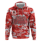 St. George Illawarra Dragons Rugby Hoodie Graffiti Typography Urban Camo Abstract Street Style