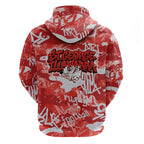 St. George Illawarra Dragons Rugby Hoodie Graffiti Typography Urban Camo Abstract Street Style