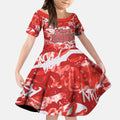 St. George Illawarra Dragons Rugby Kid Short Sleeve Dress Graffiti Typography Urban Camo Abstract Street Style