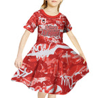 St. George Illawarra Dragons Rugby Kid Short Sleeve Dress Graffiti Typography Urban Camo Abstract Street Style