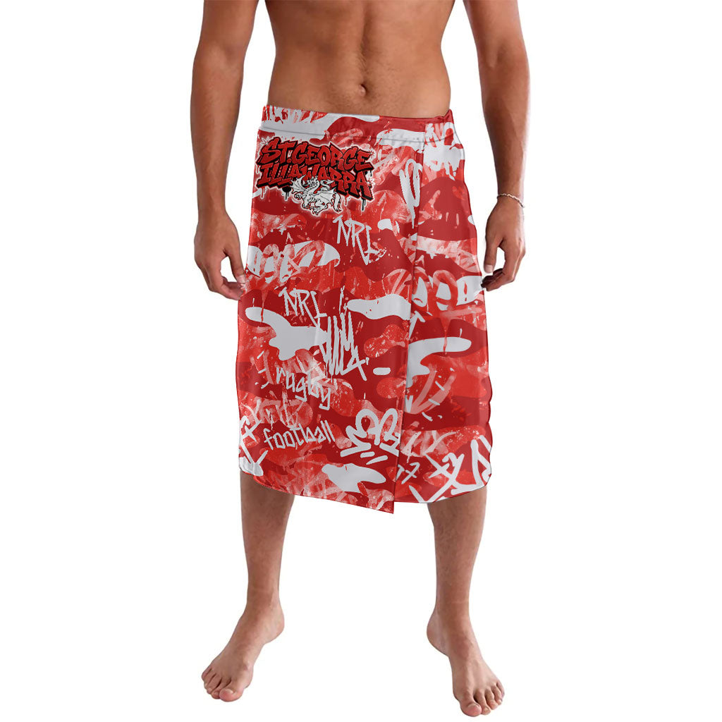 St. George Illawarra Dragons Rugby Lavalava Graffiti Typography Urban Camo Abstract Street Style