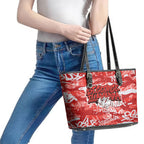 St. George Illawarra Dragons Rugby Leather Tote Bag Graffiti Typography Urban Camo Abstract Street Style