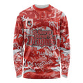St. George Illawarra Dragons Rugby Long Sleeve Shirt Graffiti Typography Urban Camo Abstract Street Style