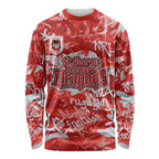 St. George Illawarra Dragons Rugby Long Sleeve Shirt Graffiti Typography Urban Camo Abstract Street Style