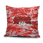 St. George Illawarra Dragons Rugby Pillow Cover Graffiti Typography Urban Camo Abstract Street Style