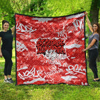 St. George Illawarra Dragons Rugby Quilt Graffiti Typography Urban Camo Abstract Street Style