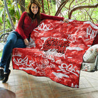 St. George Illawarra Dragons Rugby Quilt Graffiti Typography Urban Camo Abstract Street Style