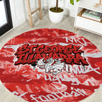 St. George Illawarra Dragons Rugby Round Carpet Graffiti Typography Urban Camo Abstract Street Style