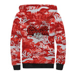 St. George Illawarra Dragons Rugby Sherpa Hoodie Graffiti Typography Urban Camo Abstract Street Style