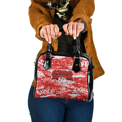 St. George Illawarra Dragons Rugby Shoulder Handbag Graffiti Typography Urban Camo Abstract Street Style