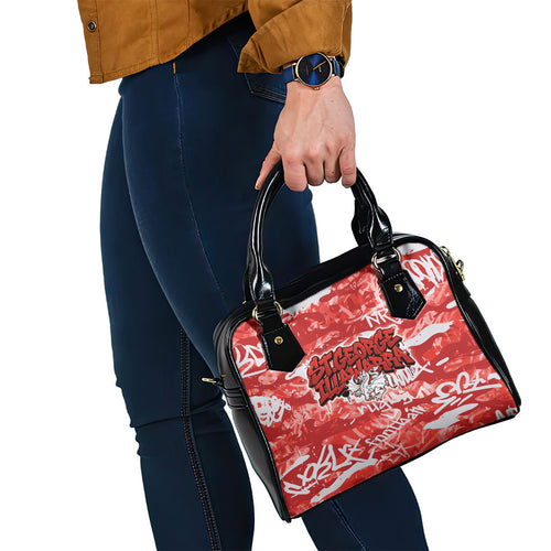 St. George Illawarra Dragons Rugby Shoulder Handbag Graffiti Typography Urban Camo Abstract Street Style