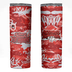 St. George Illawarra Dragons Rugby Skinny Tumbler Graffiti Typography Urban Camo Abstract Street Style