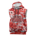 St. George Illawarra Dragons Rugby Sleeveless Hoodie Graffiti Typography Urban Camo Abstract Street Style