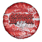 St. George Illawarra Dragons Rugby Spare Tire Cover Graffiti Typography Urban Camo Abstract Street Style