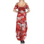 St. George Illawarra Dragons Rugby Summer Maxi Dress Graffiti Typography Urban Camo Abstract Street Style