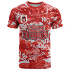 St. George Illawarra Dragons Rugby T Shirt Graffiti Typography Urban Camo Abstract Street Style