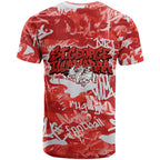 St. George Illawarra Dragons Rugby T Shirt Graffiti Typography Urban Camo Abstract Street Style
