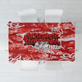 St. George Illawarra Dragons Rugby Tablecloth Graffiti Typography Urban Camo Abstract Street Style