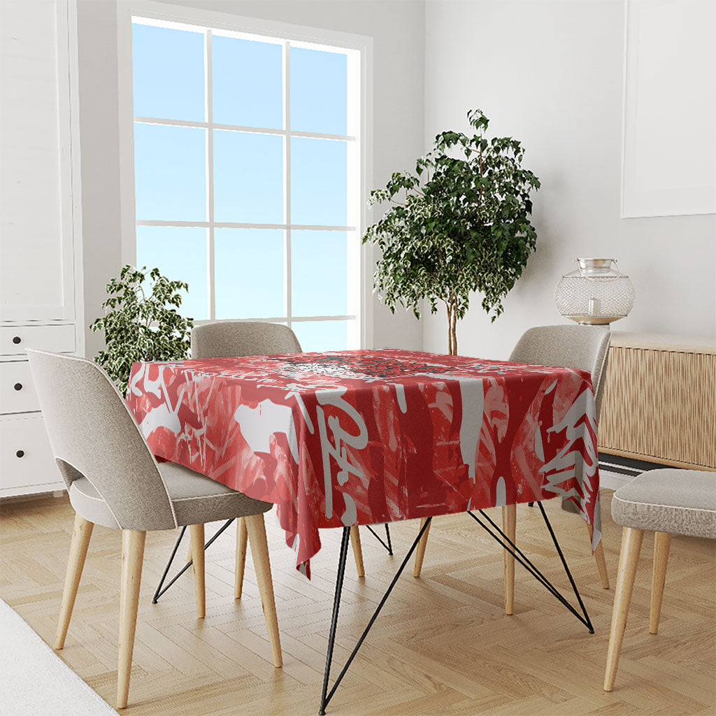 St. George Illawarra Dragons Rugby Tablecloth Graffiti Typography Urban Camo Abstract Street Style