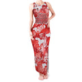 St. George Illawarra Dragons Rugby Tank Maxi Dress Graffiti Typography Urban Camo Abstract Street Style
