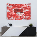 St. George Illawarra Dragons Rugby Tapestry Graffiti Typography Urban Camo Abstract Street Style