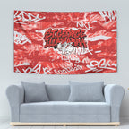 St. George Illawarra Dragons Rugby Tapestry Graffiti Typography Urban Camo Abstract Street Style