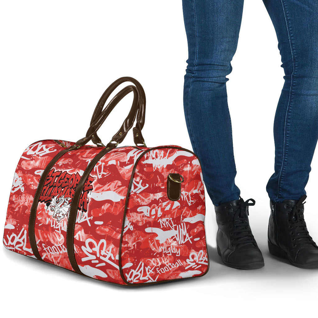 St. George Illawarra Dragons Rugby Travel Bag Graffiti Typography Urban Camo Abstract Street Style