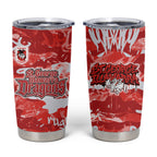St. George Illawarra Dragons Rugby Tumbler Cup Graffiti Typography Urban Camo Abstract Street Style