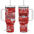 St. George Illawarra Dragons Rugby Tumbler With Handle Graffiti Typography Urban Camo Abstract Street Style