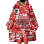St. George Illawarra Dragons Rugby Wearable Blanket Hoodie Graffiti Typography Urban Camo Abstract Street Style