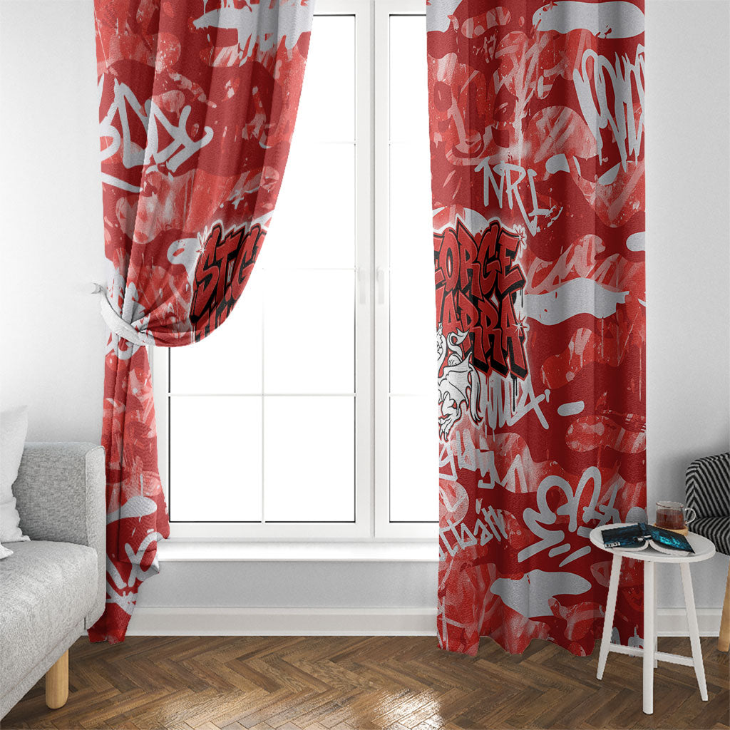 St. George Illawarra Dragons Rugby Window Curtain Graffiti Typography Urban Camo Abstract Street Style