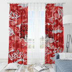 St. George Illawarra Dragons Rugby Window Curtain Graffiti Typography Urban Camo Abstract Street Style