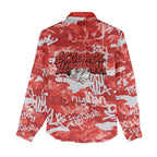 St. George Illawarra Dragons Rugby Women Casual Shirt Graffiti Typography Urban Camo Abstract Street Style