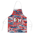 Sydney Roosters Rugby Apron Graffiti Typography Urban Camo Abstract Street Style