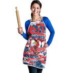 Sydney Roosters Rugby Apron Graffiti Typography Urban Camo Abstract Street Style