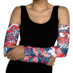 Sydney Roosters Rugby Arm Sleeves Graffiti Typography Urban Camo Abstract Street Style